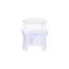 Rotating 3-Compartment Cold Pitcher, Beverage Jug for Cold Drinks and