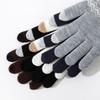 Touch Screen Gloves for Winter Warmth Thick Velvet Gloves Cycling Gloves Outdoor Knitting Yarn Gloves and Cold Resistant Gloves