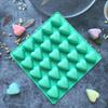Three-Dimensional Heart-Shaped Chocolate Silicone Mold Ice Grid Mold Mousse Soft Candy Baking Mold Pudding Mold