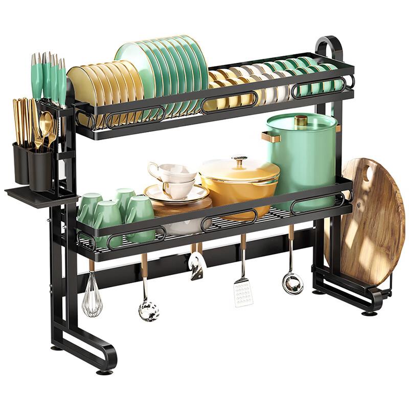 Miling 2-Tier Adjustable Over-Sink Dish Drying Rack