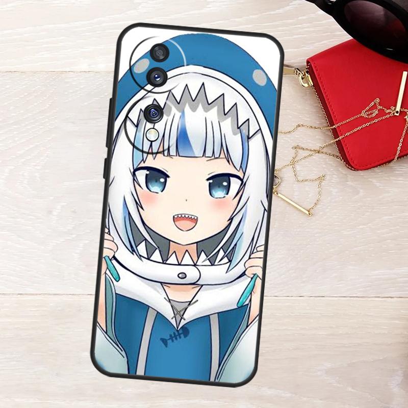 Gawr Gura Hololive Anime Case For Honor Magic 8 5 6 7 Lite X9a X9b X9c X9d X8b X8c Win RT 50 70 90 200 400 Pro Cover