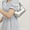 Bags niche armpit bags women's summer silver texture shoulder bags handbags versatile