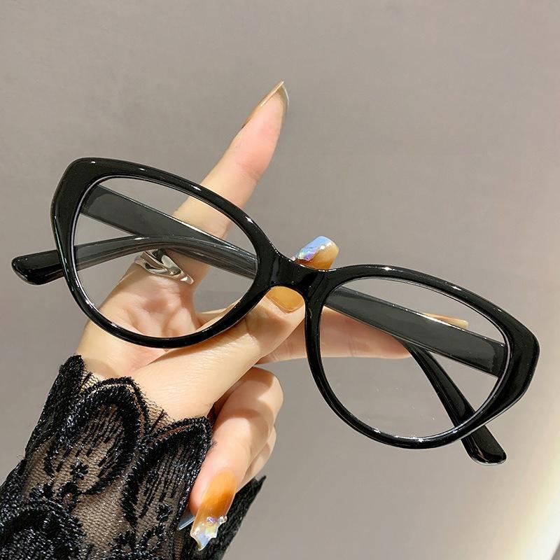 Fashion Cat Eye Reading Blue Light Glasses Women Optical Computer Glasses Wives Luxury Eyeglass Frames Plus Diopter 0 +2 +4.0