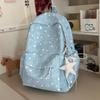 Schoolbag Korean version ins college style printed backpack female simple sweet backpack large capacity campus student lightweight schoolbag