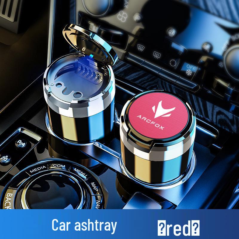 Hanging Arcfox Car Ashtray: Multifunctional Interior Accessory for Men & Women