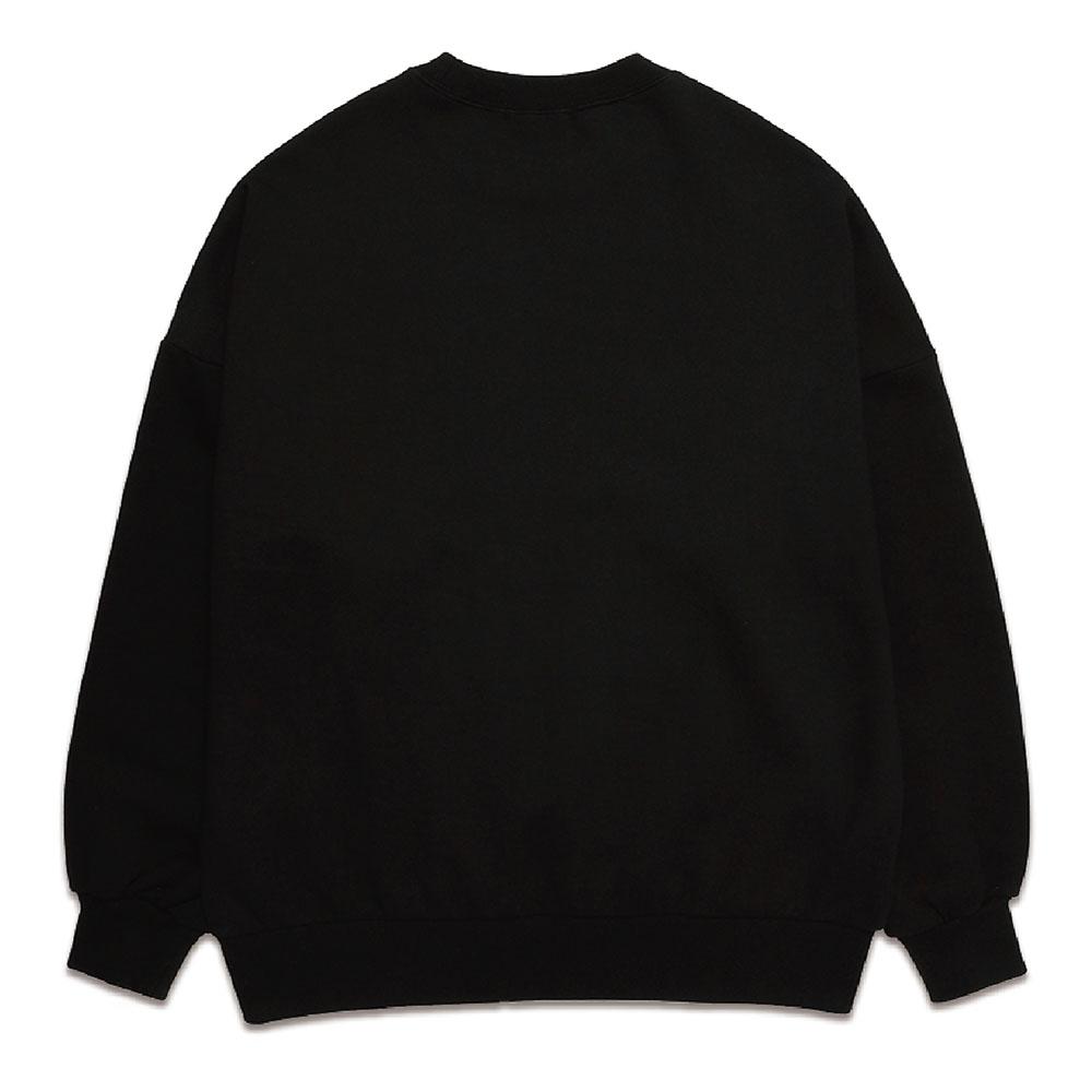 VANNWORKS Wizard Oversized Sweatshirt (Vls0044) Black/White