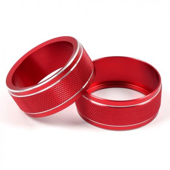 For Subaru WRX/ WRX STI 2015- Adjustment Knob Decor Red 3pcs Metal