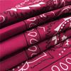 Trifong Bandana Rot Paisley Erwachsene Baumwolle 100% Großes Cashew-Muster Herren Damen Taschentuch 55cm x 55cm Kirsche