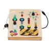 Light Sensory Board Learning Windmill Pattern Hand Eye Coordination Wooden Educational Switch