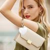 Bag Light For Purse Mini Touch Sensing Wallet Lamp Heart Shape Rechargeable Tote Light For Night Evening Event Night Out Travel