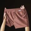 Men's Summer Nylon Glossy Ice Silk Loose Home Four Corner Underwear