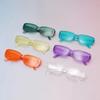 New Fashion Candy Color Small Frame Sunglasses Men Sun Glasses Women Vintage Trendy Style Eyewear Anti-Glare Glasses