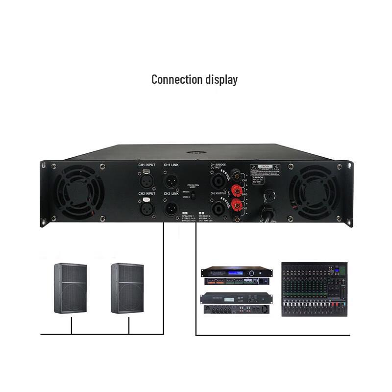 Runpu RP-XSGF300W 300W 2-Channel Conference Audio Amplifier (CN Version)