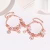 DIY Beaded Bracelet Advent Calendar: Rose Gold Jewelry for Christmas, New Year, Valentine's Day Gifts