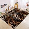Animal Skin Texture Pattern Floor Mat Living Room Anti Slip Washable Carpet Sofa Coffee Table Feather Bedroom Floor Carpet