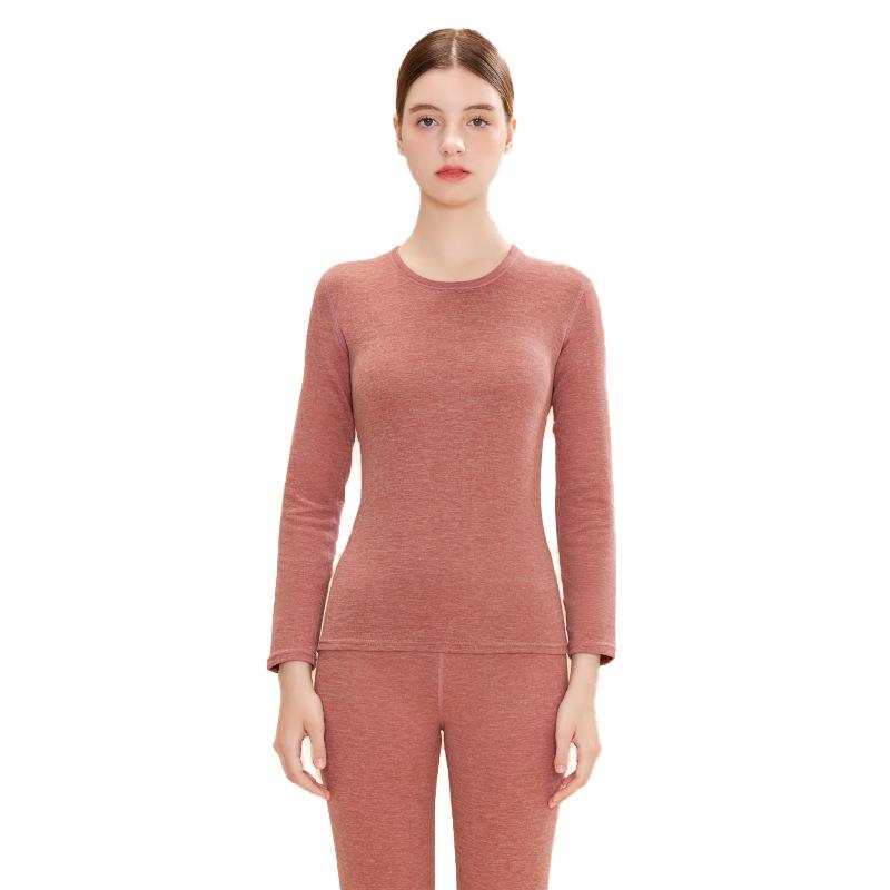 Mulberry Silk Wool Thermal Underwear Set: Velvet-Lined for Men & Women, Perfect for Autumn & Winter
