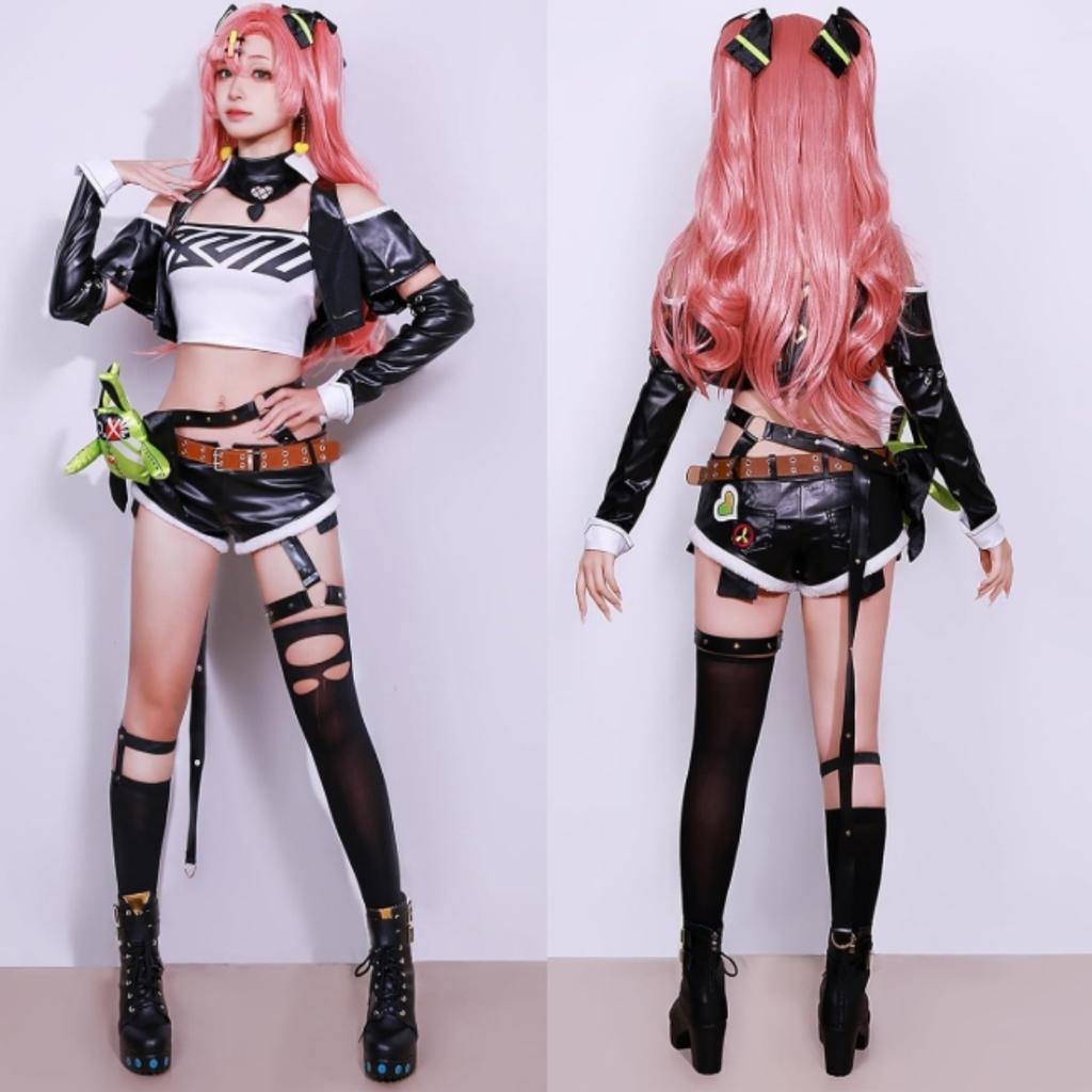 Nicole Demara Cosplay Costume Jeu Zenless Zone Zéro Nicole Cosplay Costume Collab Perruque Ensemble Complet Uniforme Carnaval Anime Halloween