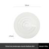 European White Porcelain Round Plate Hotel Steak Plate Western Dining Plate Simple Restaurant Dessert Cake Dishe Kitchen Utensil