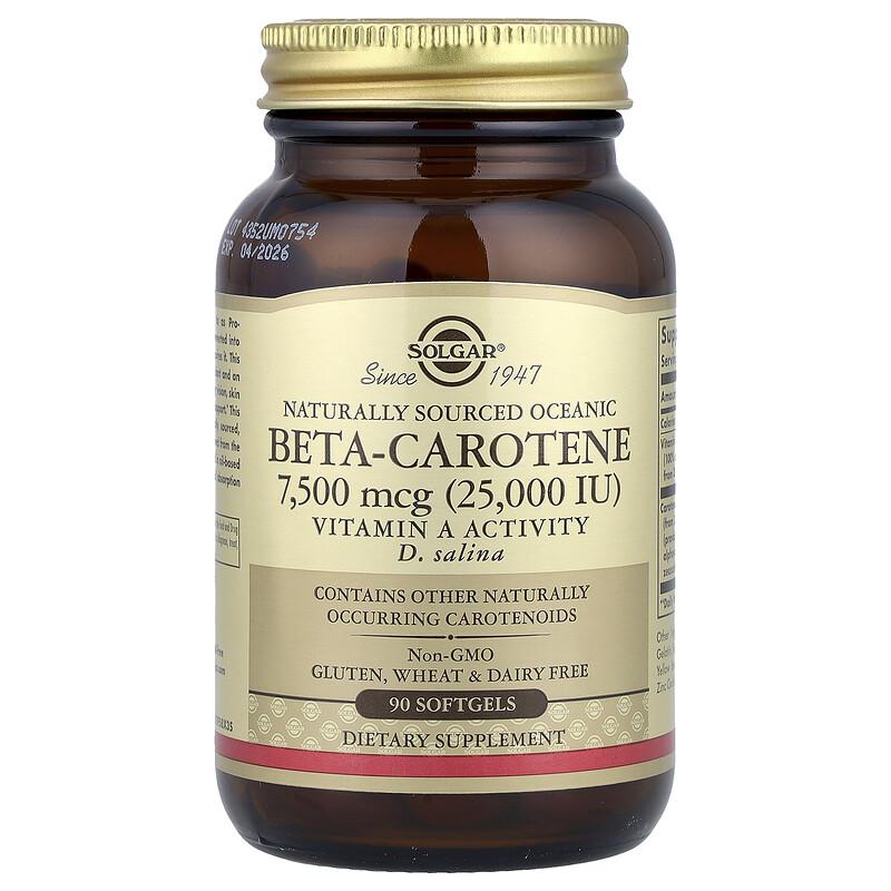 Naturally Sourced Oceanic Beta-Carotene, 90 Softgels
