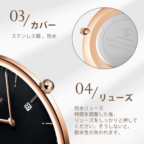 BEN NEVIS Men's Watch, Simple, Stylish, Slim, Casual, Date Display, Waterproof, Analog Quartz Watch, Leather Strap, Black