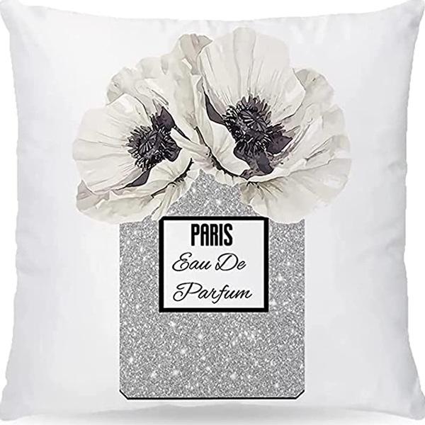 Perfume Bottle Pillow Cover Fashion Women'S Pet Home Sofa Car Ornament French Cushion Cover Premium Durable Quality