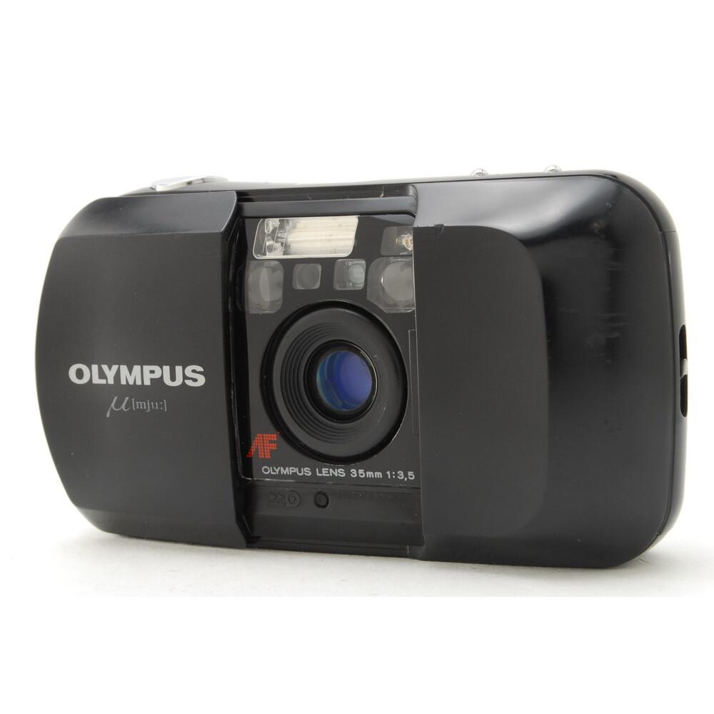 

Б/у EXC+5 Olympus mju Black Body 35mm Film Font and Shoot Camera з Японії