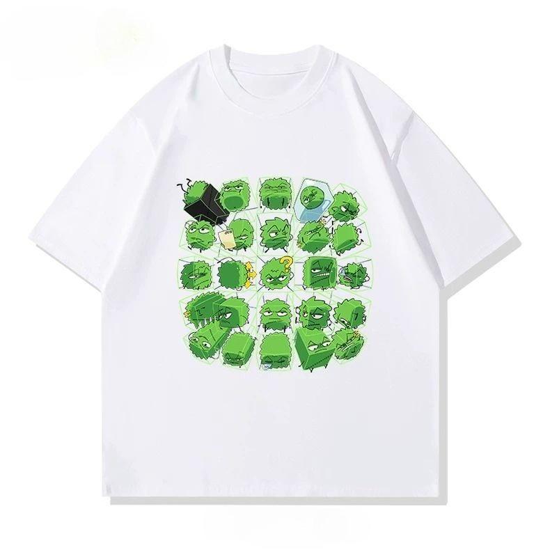 

One Piece Roronoa Zoro Print Cotton Tee Loose Fit Streetwear for Unisex Women M