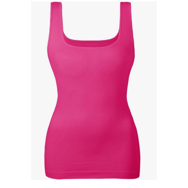 Women's European & American Slimming Square-Neck Compression Camisole – Tummy-Control, Body-Shaping, Seamless Vest