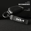 Suitable for Kia Sportage Ceed Picanto Rio ProCeed Niro 5 3 4 K7 K5 K8 K3 Ray K9 Logo Carbon Fiber Leather Car Keychain Gbnkr30