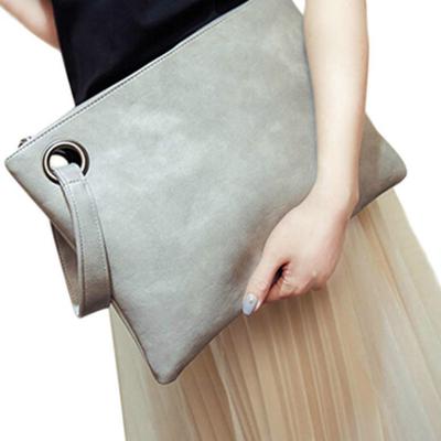 Solide Damen Clutch Tasche Leder Umschlag Abend Handtasche JM05 KTB