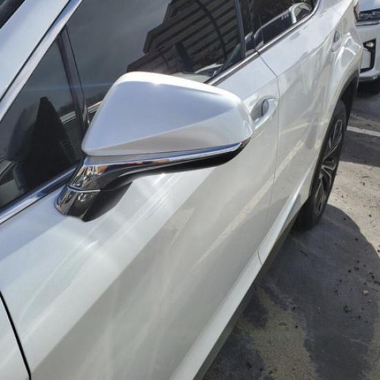 White Left Driver Side Rearview Mirror Cap Cover For Lexus NX RX 2015-2021