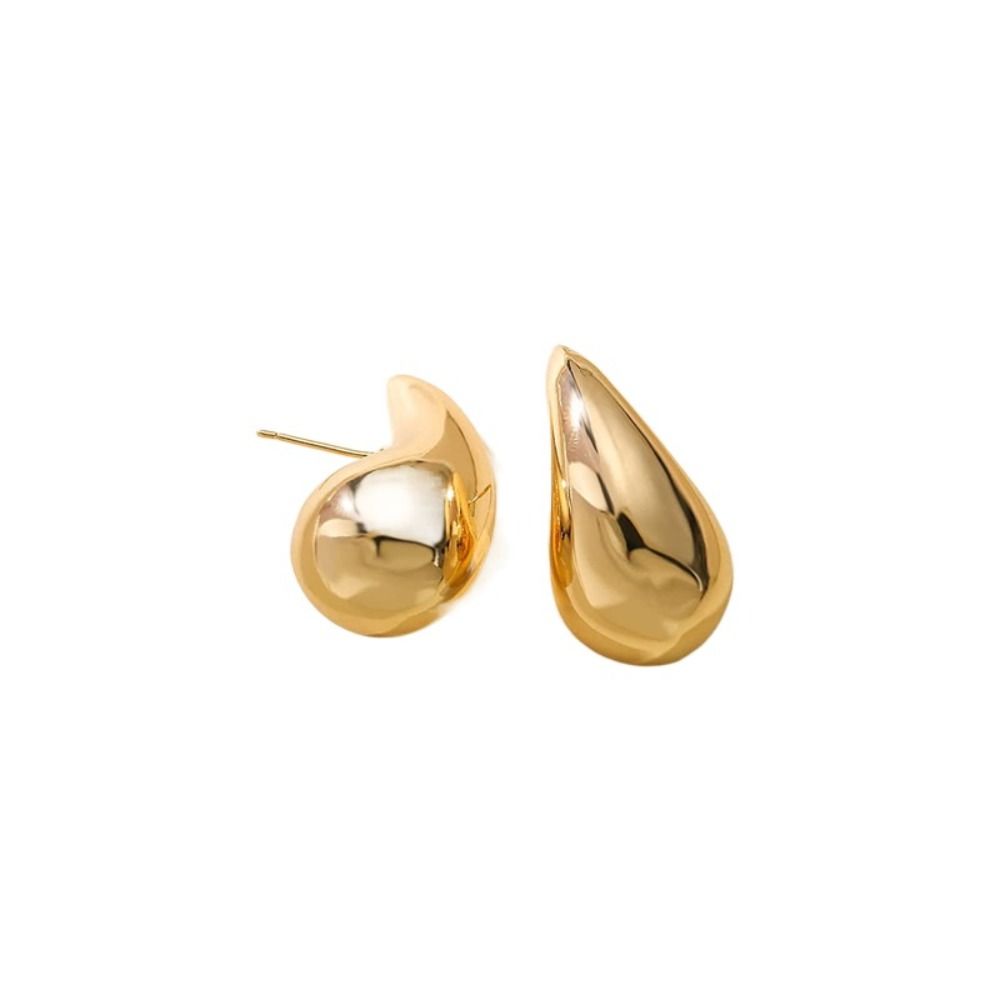Buy Women Open Hoops Fine Jewelry Drop Earrings Gold Plated