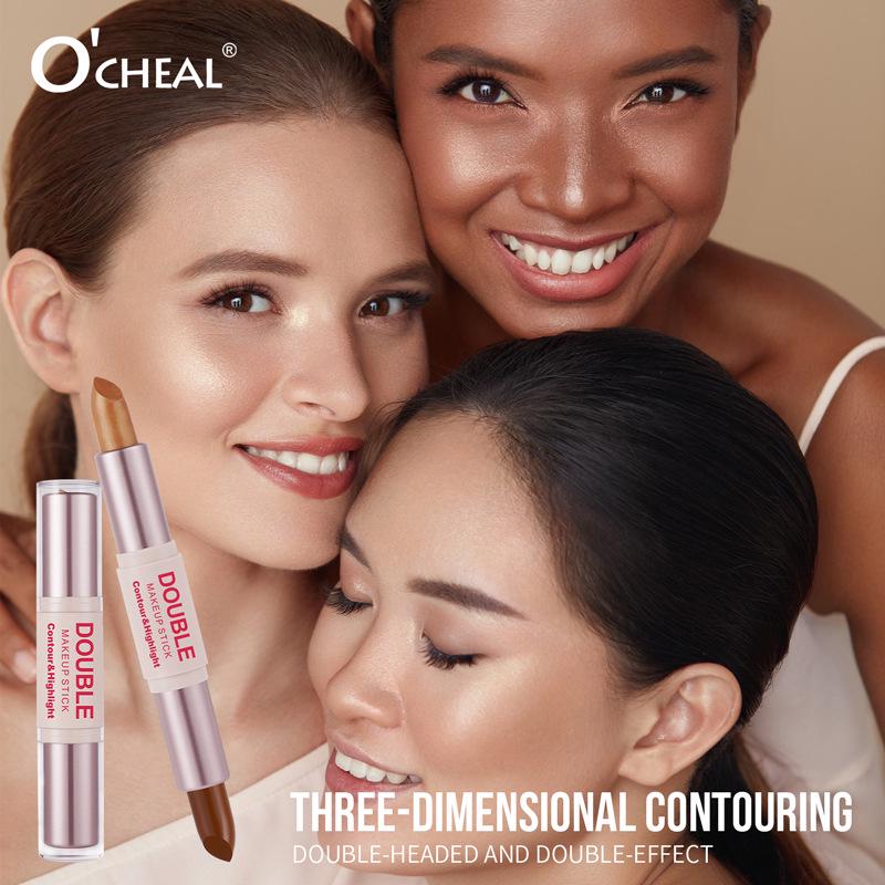 O'CHEAL Highlighter Contour Stick: Long-lasting, Natural Contour for Brightened Skin and Sculpted Features