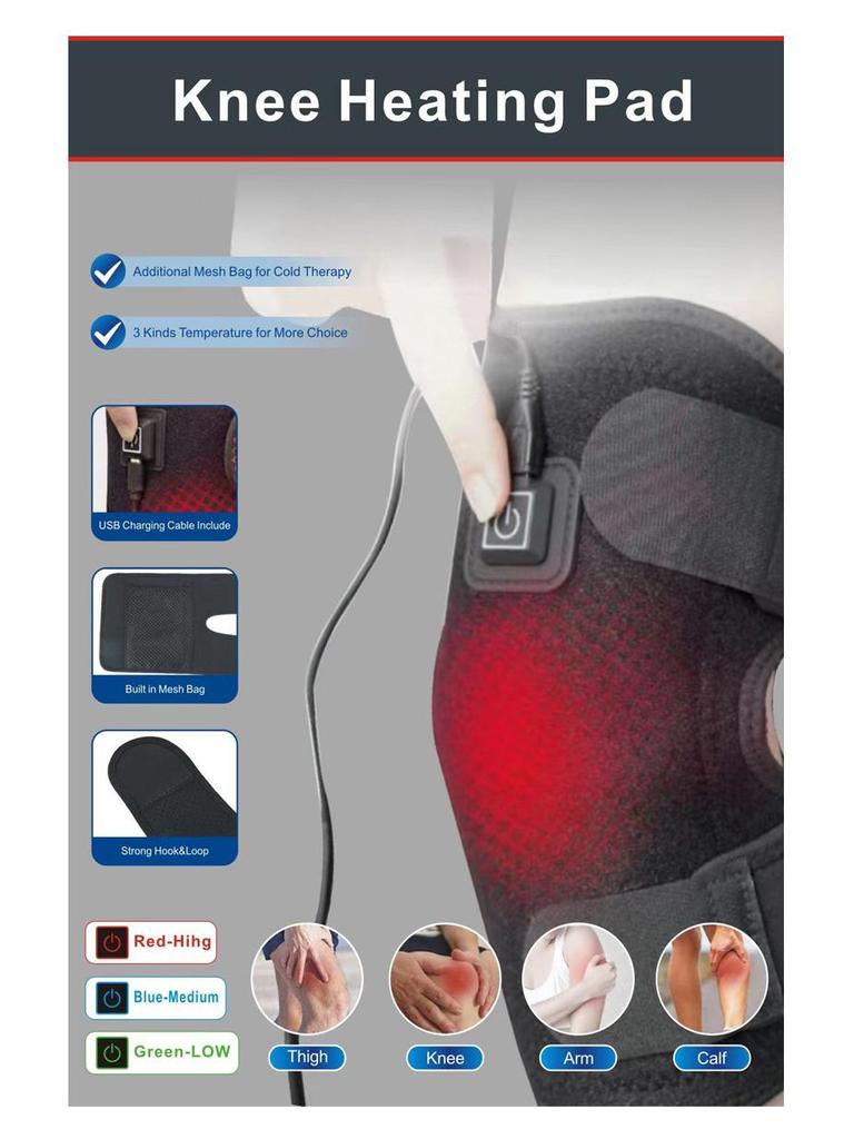 Unisex Electric Heated Knee Warmers: Cold Protection & Comfort Gear