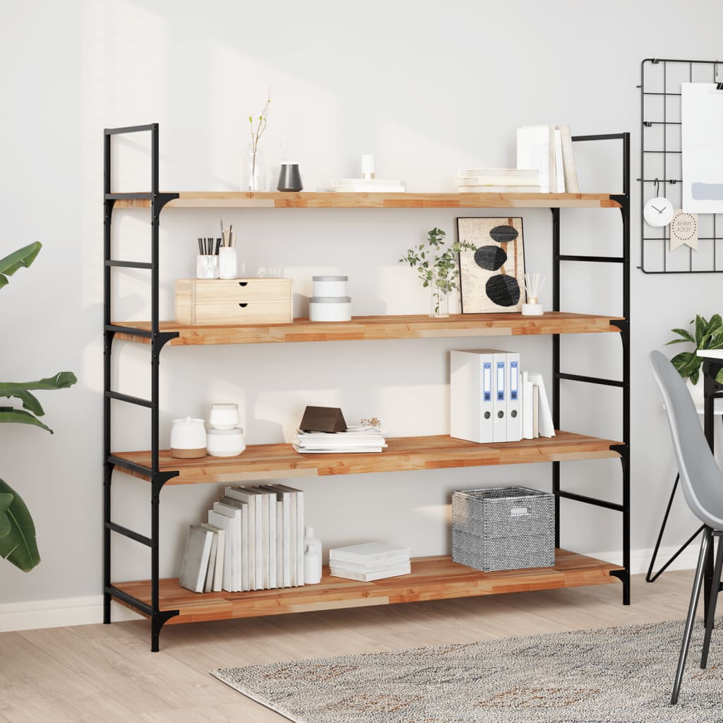 Floating Shelf 160 x 40 x 4 cm Solid Acacia Wood Oil Treated