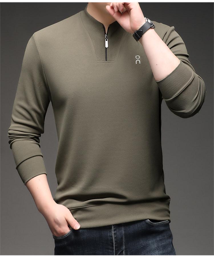 Woodpecker Herren Hoodie mit halbem Reißverschluss, Stehkragen und langen Ärmeln - Frühjahr/Herbst Kollektion 2025