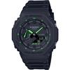 Watch with Neon Accents, Green, GA2100-1A3, Green