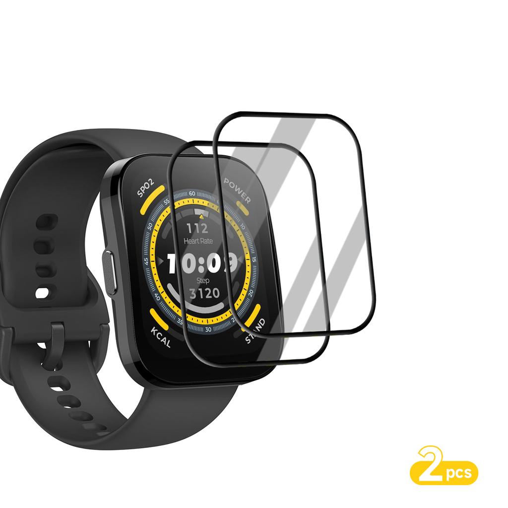 Screen Protector for Amazfit BIP 6 3D Curved Screen Protector Amazfit BIP6/5 Ultra-HD Full Coverage Protective Film Accessories