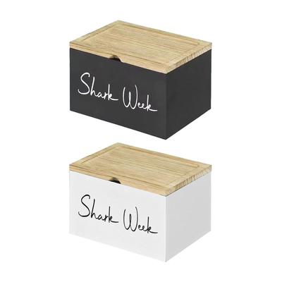 Wooden Organizer for Feminine Products with Movable Partition And Cover