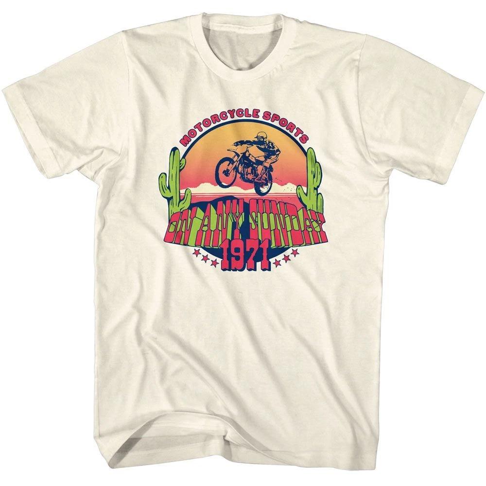 Bruce Brown Films - Motorcycle Sports 71 - American Classics - Solid Off-White A 100