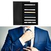 Set of 8 Men Tie Clip Alloy Texture Secure Hold Fashion Accessory Tie Clasps Tie Accessories for Formal and Casual Wear