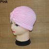 Women Stretchy Head Wrap Band Chemo Bandana Pleated Headwear Decor