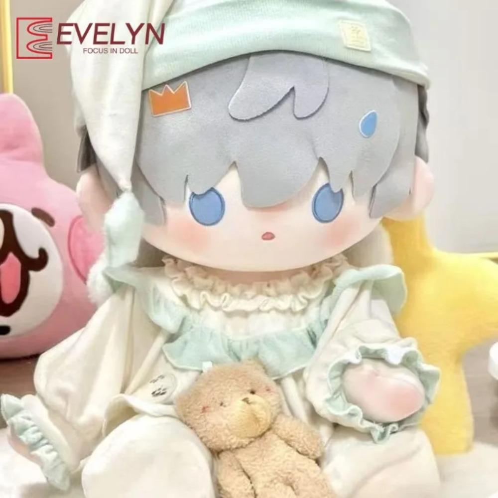 Evelyn No Attribute 40cm Cotton Dolls Accessories  Doll Clothing Action Dress-up Puppet Sleepy Printed Pajamas Replacement