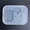 Nurse Theme Silicone Mold Crystal Epoxy Shaker Filler Silicone Molds Resin Fillings Mould Quicksand Resin Mold