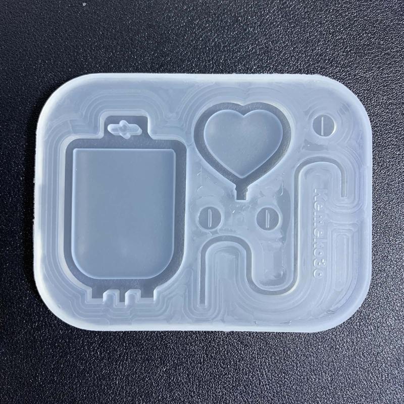 Nurse Theme Silicone Mold Crystal Epoxy Shaker Filler Silicone Molds Resin Fillings Mould Quicksand Resin Mold