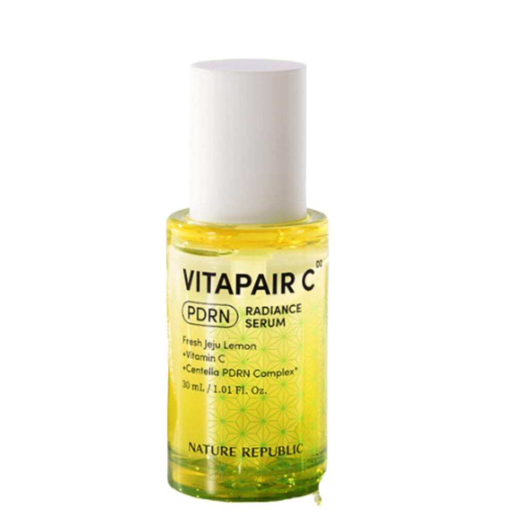NATURE REPUBLIC Сыворотка для сияния Vitapair C PDRN 30 мл (Уход за пигментными пятнами и база под макияж «Стеклянная кожа»)