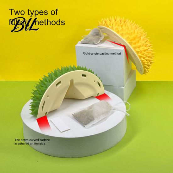 Cat Grooming Brush Self Groomer Wall Corner Durian Shape Face Massager Hair Remover Toy for Indoor Long Short Fur Cats Boredom Relief