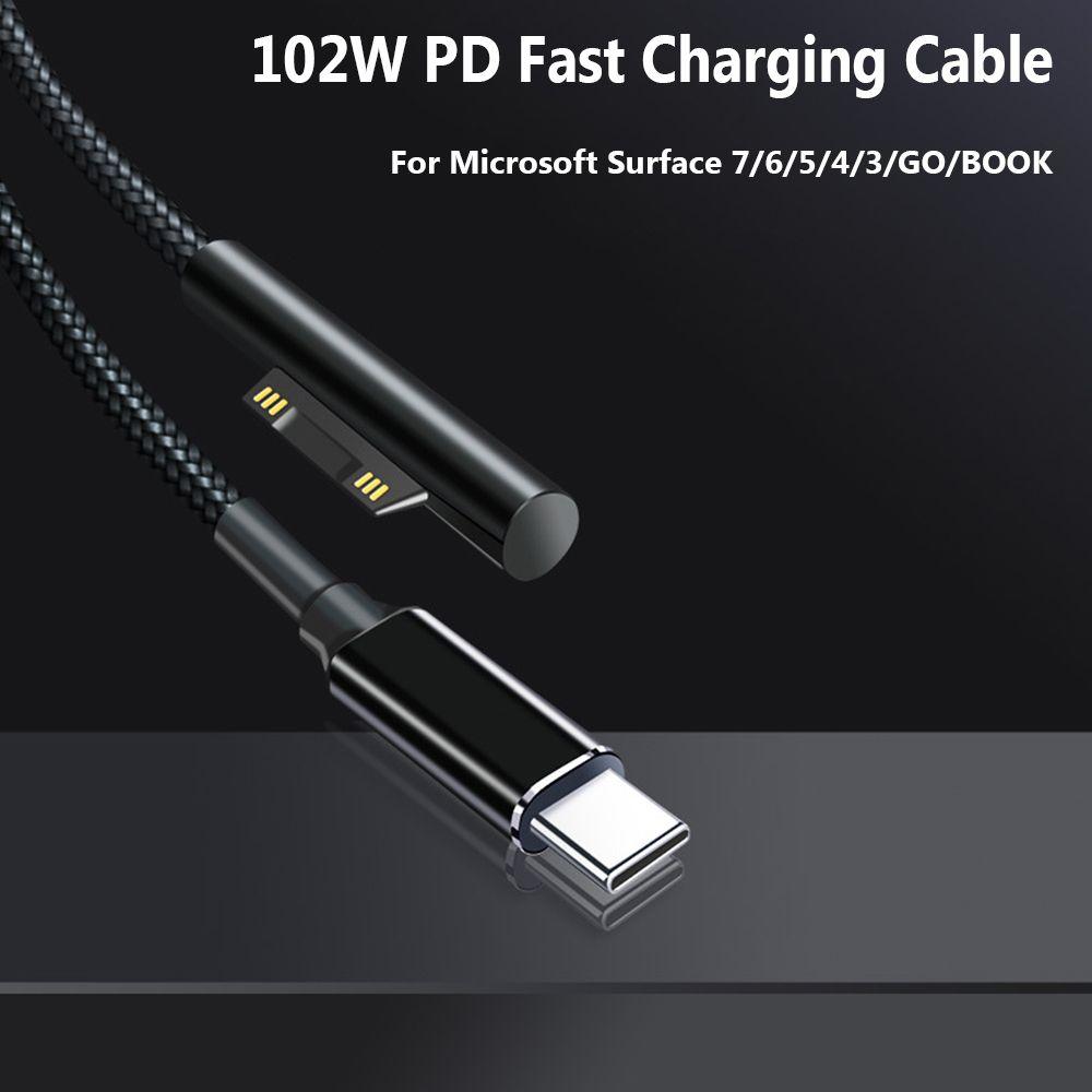 180CM Laptop 102W 15V 4A Charger Adapter PD Fast Charging Cable Power Supply USB Type C