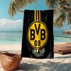 Ultra-Soft Beach Towel with Borussia Dortmund Theme,Ideal for Pool - Camping, Diving - Perfect Travel Essential, Vibrant Beach Towel.
