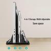 Vertical Metal Desk Storage Rack for Gaming Laptop, Macbook, iPad, and Tablets